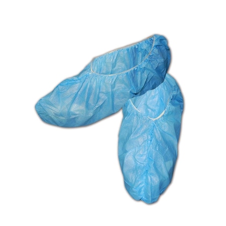 Magid Disposable Shoe Covers, Coated Polypropylene, Blue, , Large SC92B-L